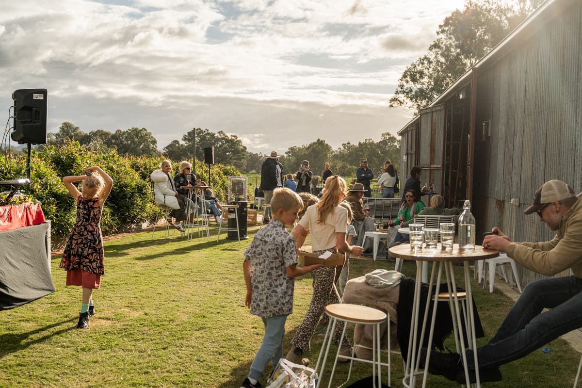 A Willowbank Session by the shed